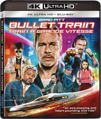 The cover of the Bullet Train physical release