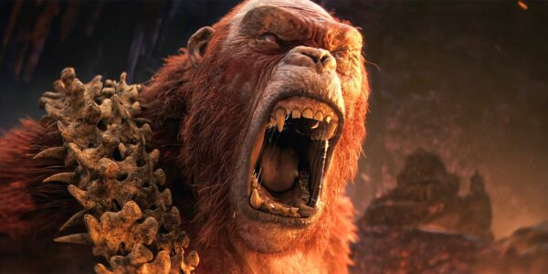 The Scar King roaring