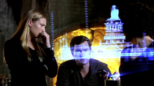 One of the many callbacks to previous episodes/season in the Fringe series finale is a return to Liberty Island
