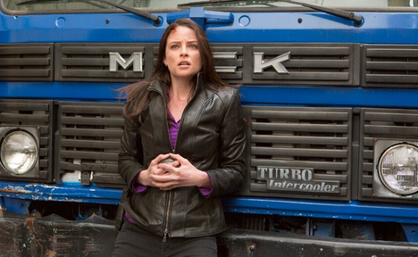 Kiera (Rachel Nichols) goes to extremes to secure the time travel device in 'Second Last'