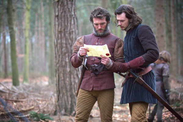 Jasper and Henry reading another update from Margaret, trying to keep straight who their latest enemies are