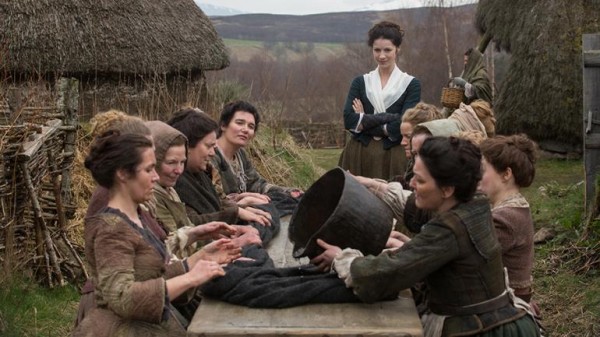 Claire (Caitriona Balfe) starts the trip off on the wrong foot when she sides with the women