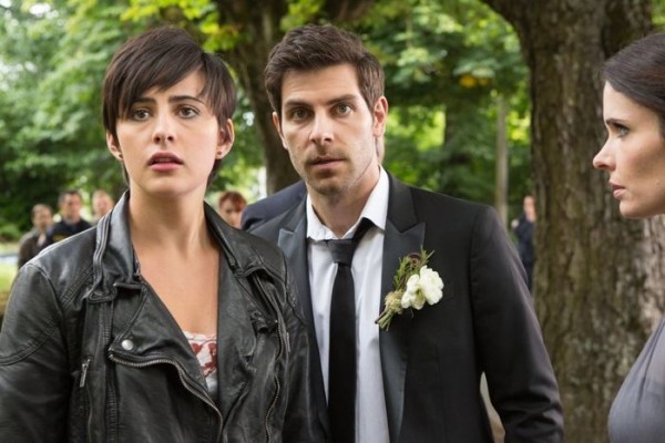Trubel (Jacqueline Toboni) Nick (David Giuntoli), and Juliette (Bitsie Tulloch) adjust to the new status quo in Grimm 4x01