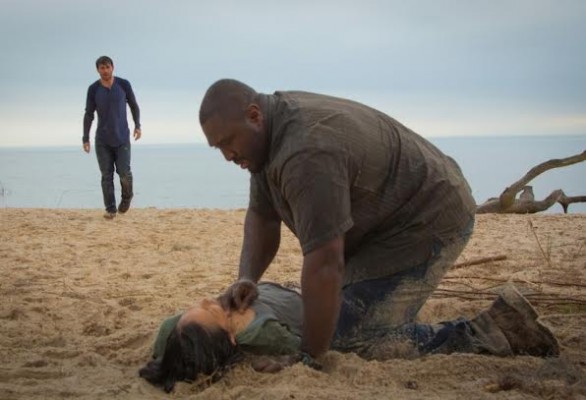 Abraham employs the classic 2-finger CPR method