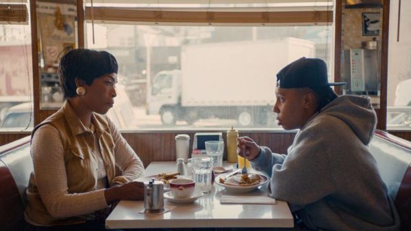 Still of Angela Bassett and Lena Waithe in Master of None season two, episode 8